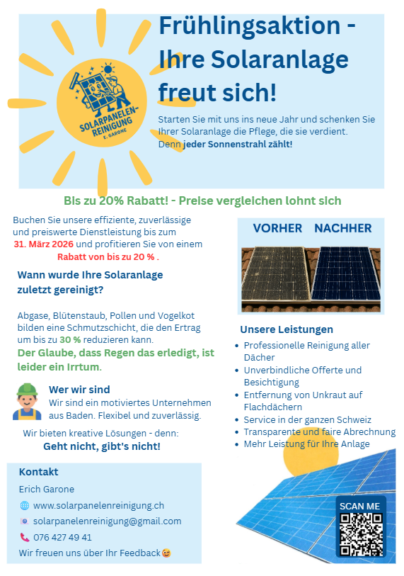 Flyer Frühlingsakuion